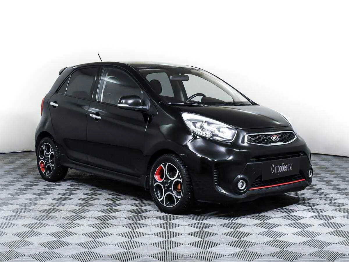 KIA Picanto, Черный, 2016, Автоматическая, 85 л.с., цена от 480 000 руб.
