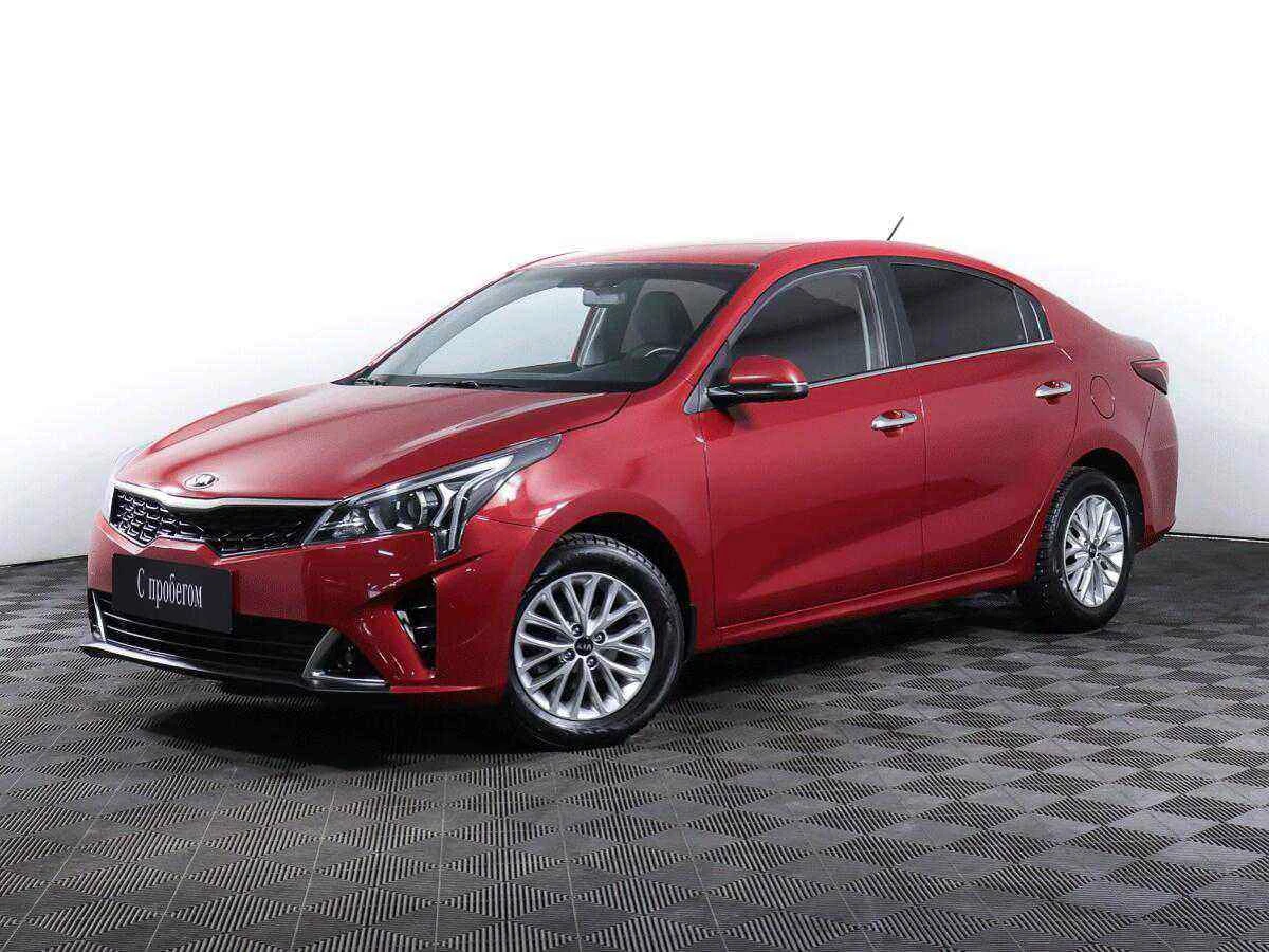 KIA Rio, Красный, 2021, Автоматическая, 123 л.с., цена от 1 049 000 руб.