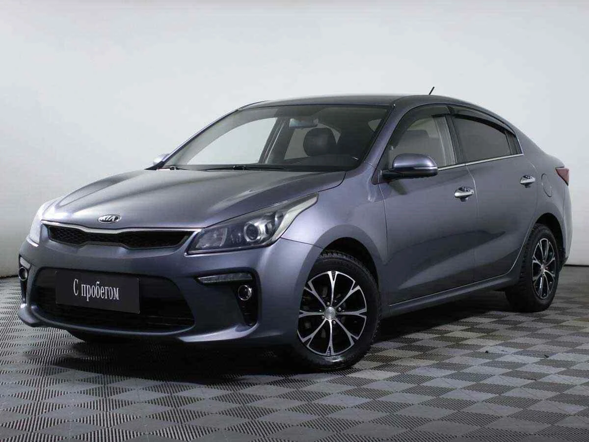 KIA Rio, Серый, 2018, Автоматическая, 123 л.с., цена от 845 000 руб.