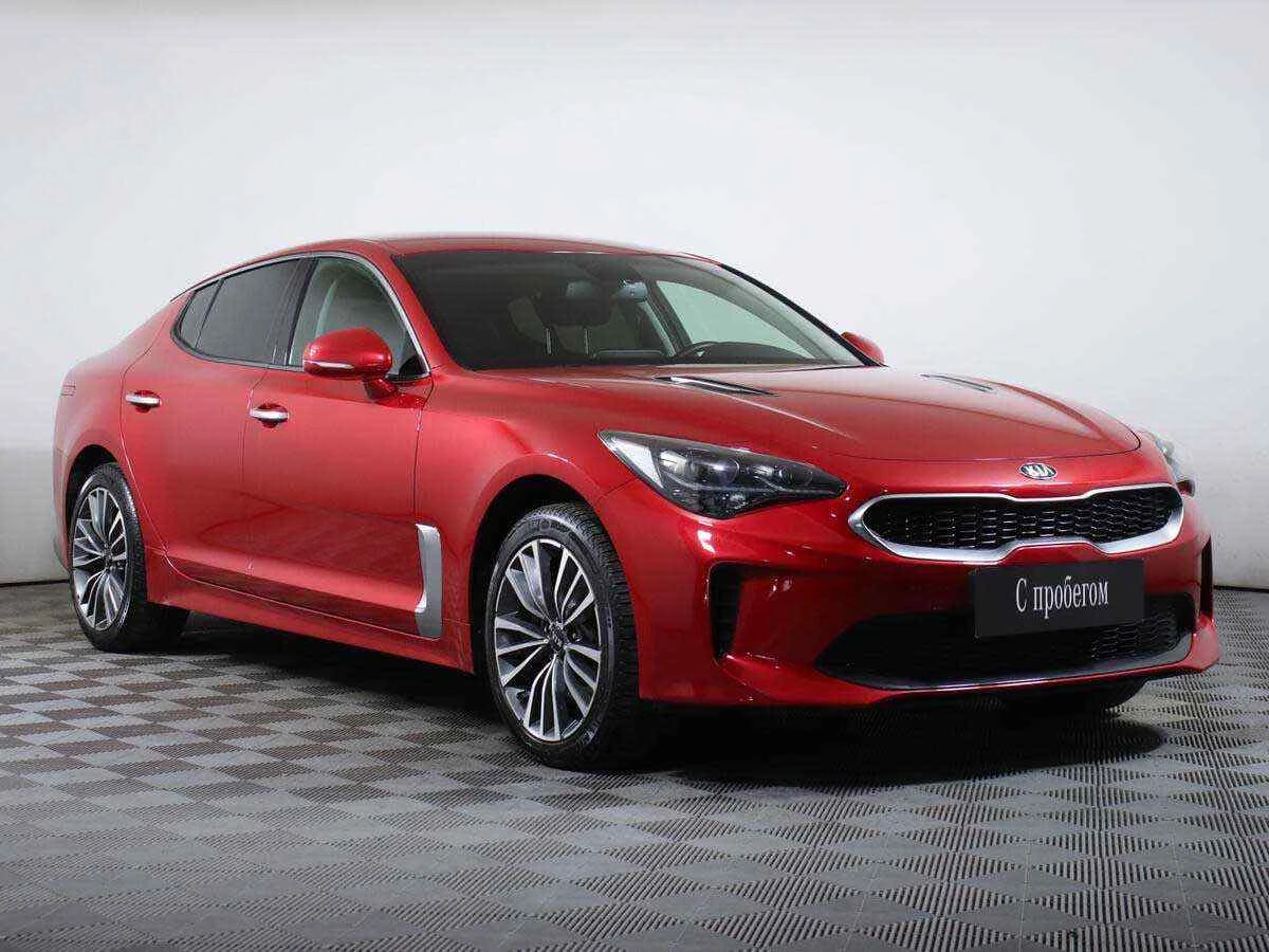 KIA Stinger, Красный, 2018, Автоматическая, 247 л.с., цена от 2 500 000 руб.