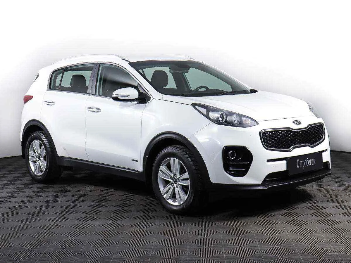KIA Sportage, Белый, 2018, Автоматическая, 185 л.с., цена от 1 225 000 руб.