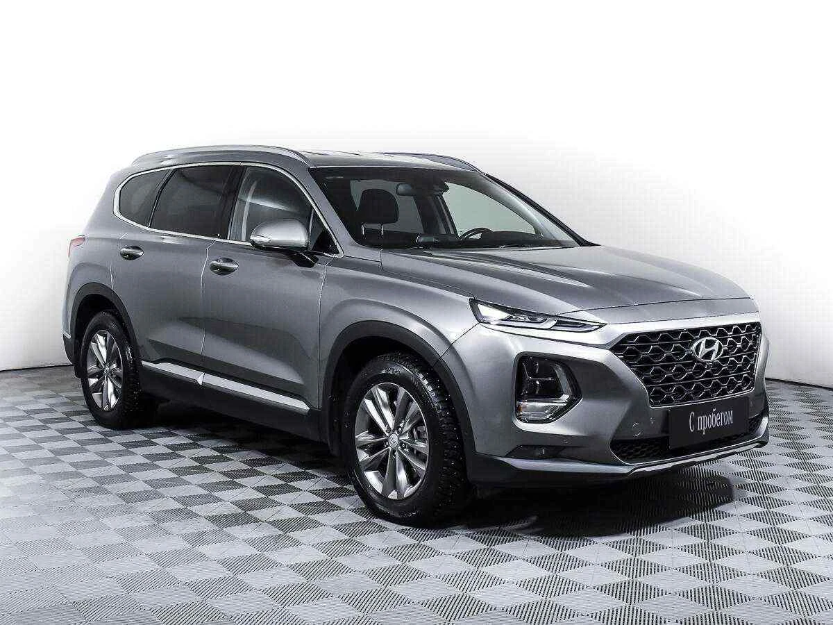 Hyundai Santa Fe, Серебряный, 2018, Автоматическая, 235 л.с., цена от 2 064 000 руб.