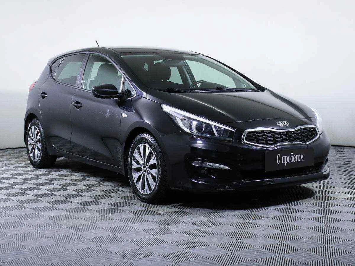 KIA Ceed, Черный, 2016, Автоматическая, 130 л.с., цена от 765 000 руб.