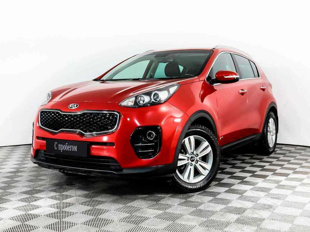 KIA Sportage, Красный, 2018, Автоматическая, 150 л.с., цена от 1 611 000 руб.