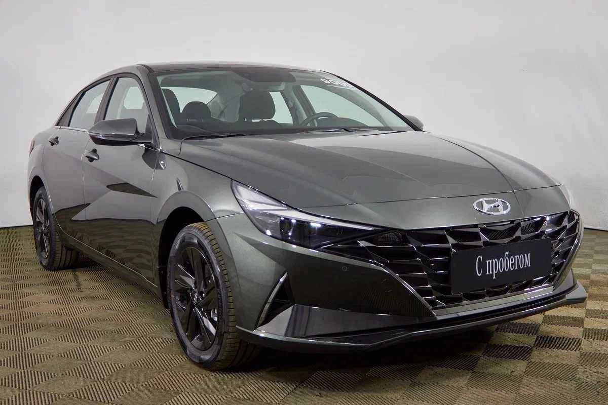 Hyundai Elantra, Зеленый, 2022, Автоматическая, 150 л.с., цена от 2 177 000 руб.