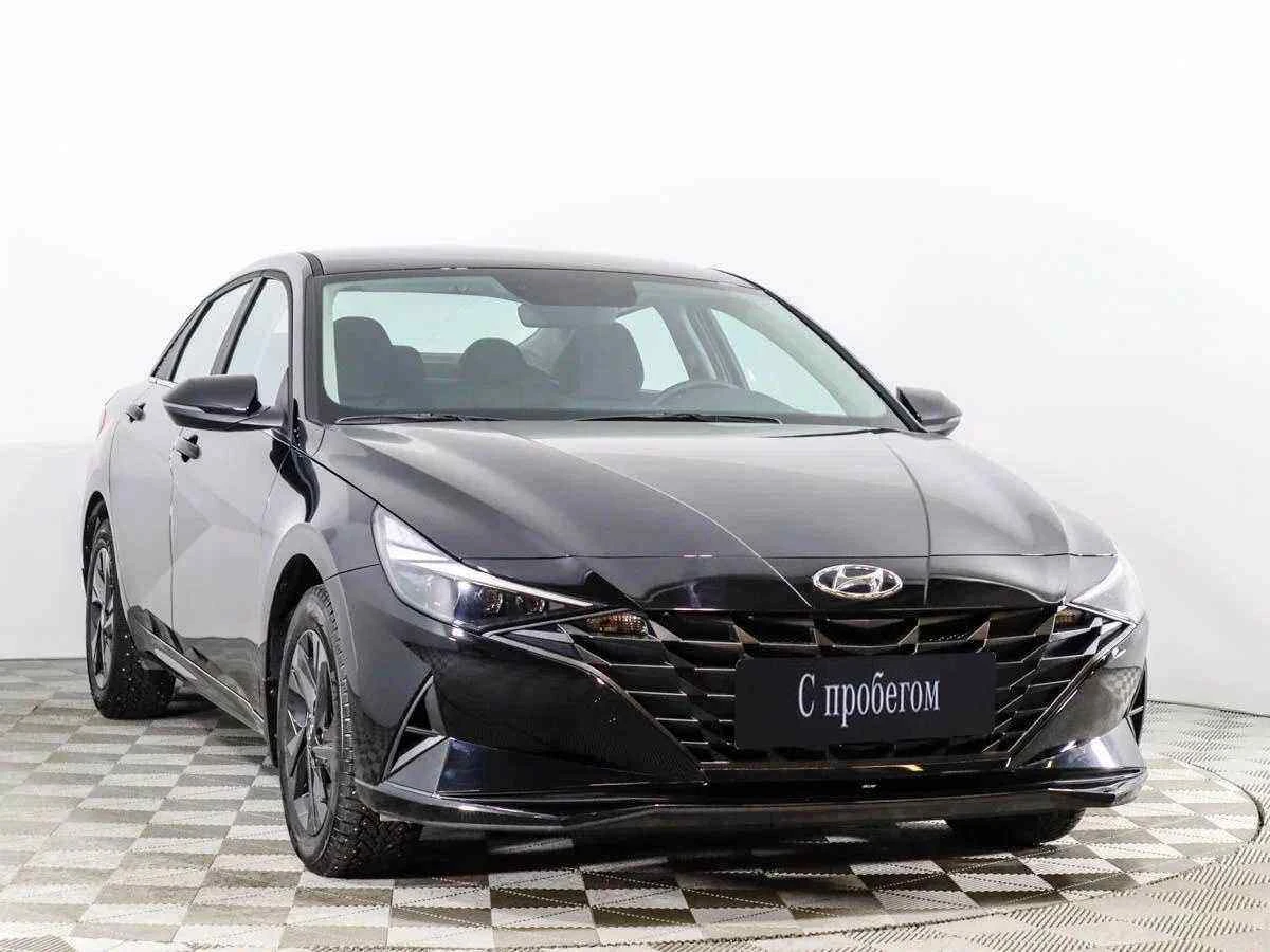 Hyundai Elantra, Черный, 2021, Автоматическая, 128 л.с., цена от 1 639 000 руб.