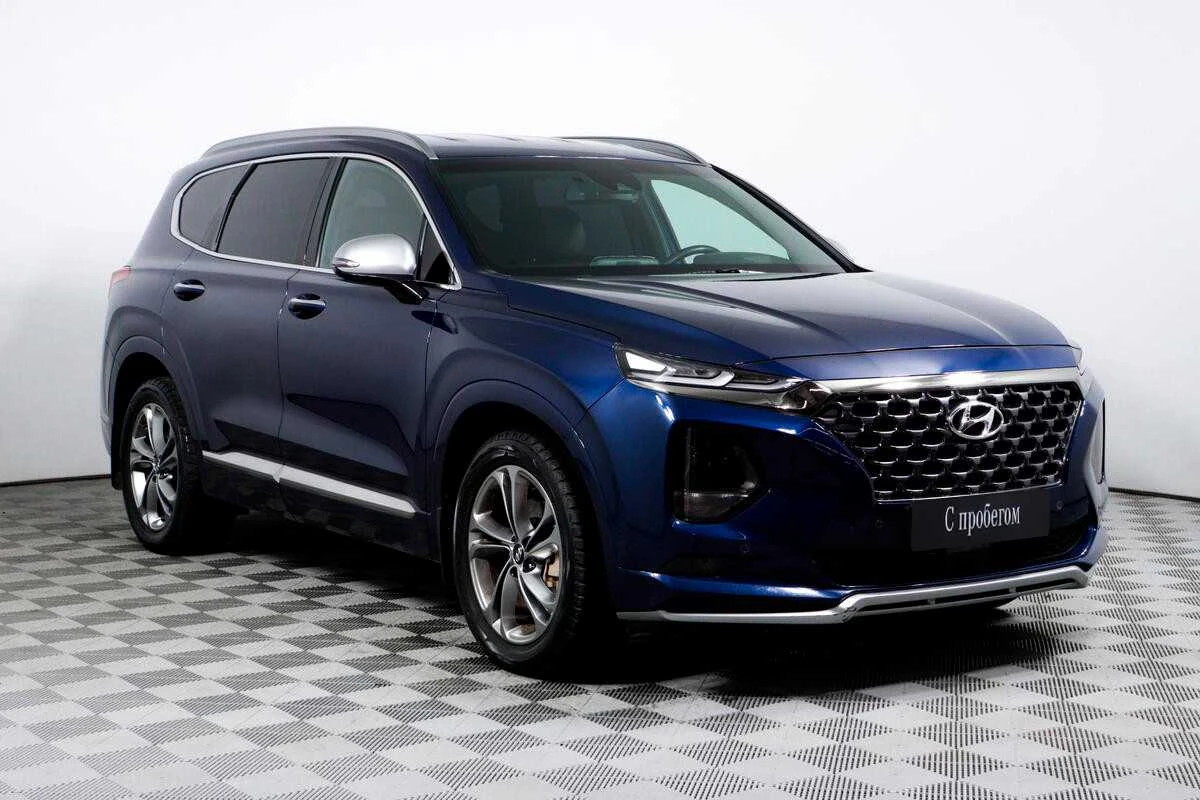 HYUNDAI SANTA FE, Синий, 2018, Автоматическая, 185 л.с., цена от 1 976 000 руб.