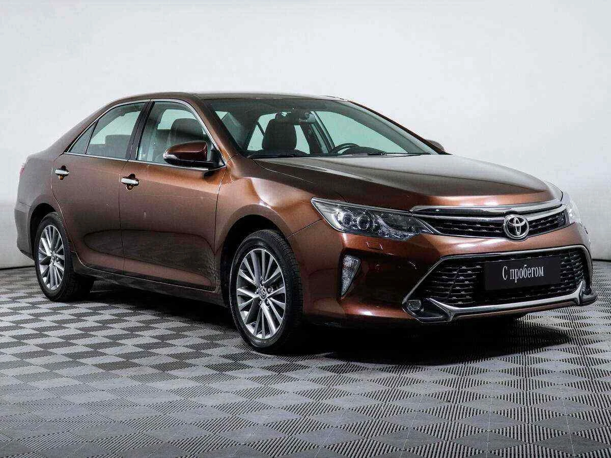 Toyota Camry, Коричневый, 2018, Автоматическая, 249 л.с., цена от 2 310 000 руб.