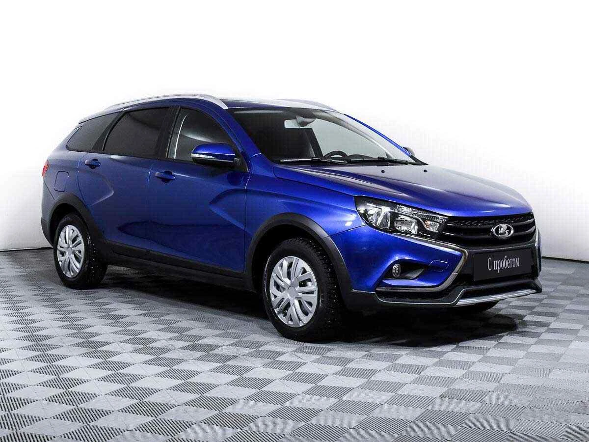 LADA Vesta SW Cross, Синий, 2022, Вариатор, 113 л.с., цена от 1 089 000 руб.
