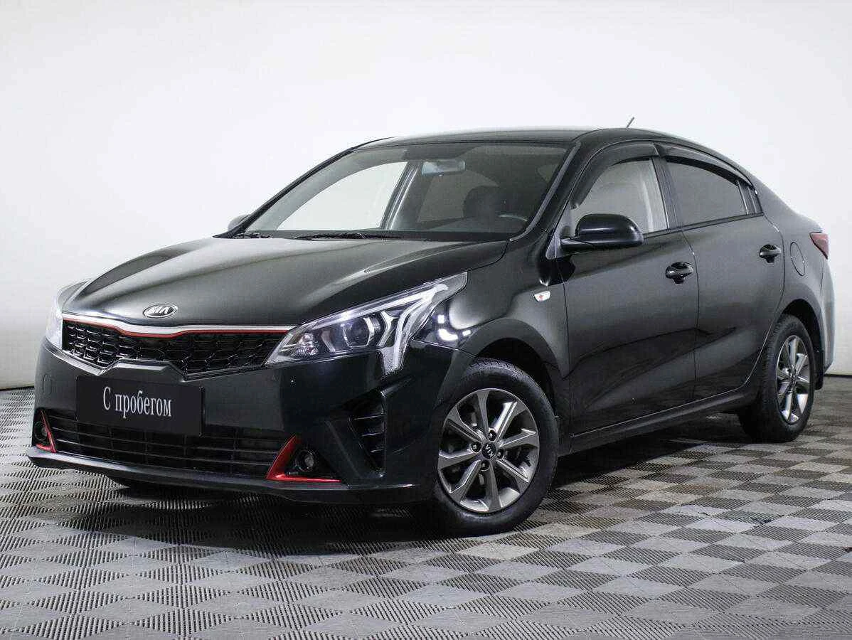 KIA Rio, Черный, 2021, Автоматическая, 123 л.с., цена от 1 129 000 руб.