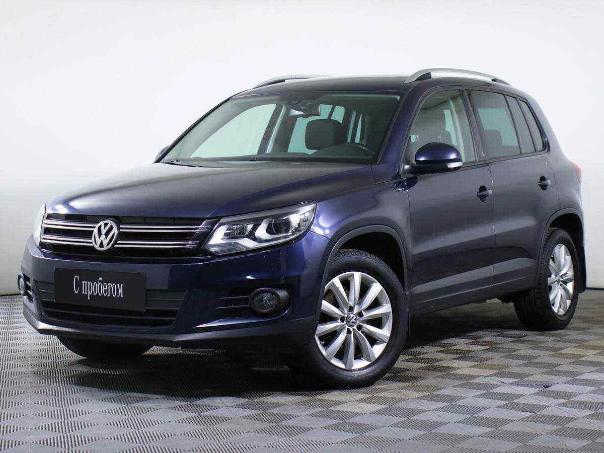 Volkswagen Tiguan, Синий, 2016, Автоматическая, 180 л.с., цена от 942 000 руб.