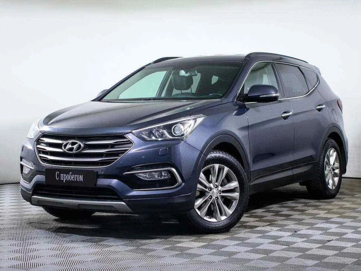 Hyundai Santa Fe, Серый, 2017, Автоматическая, 171 л.с., цена от 1 499 000 руб.
