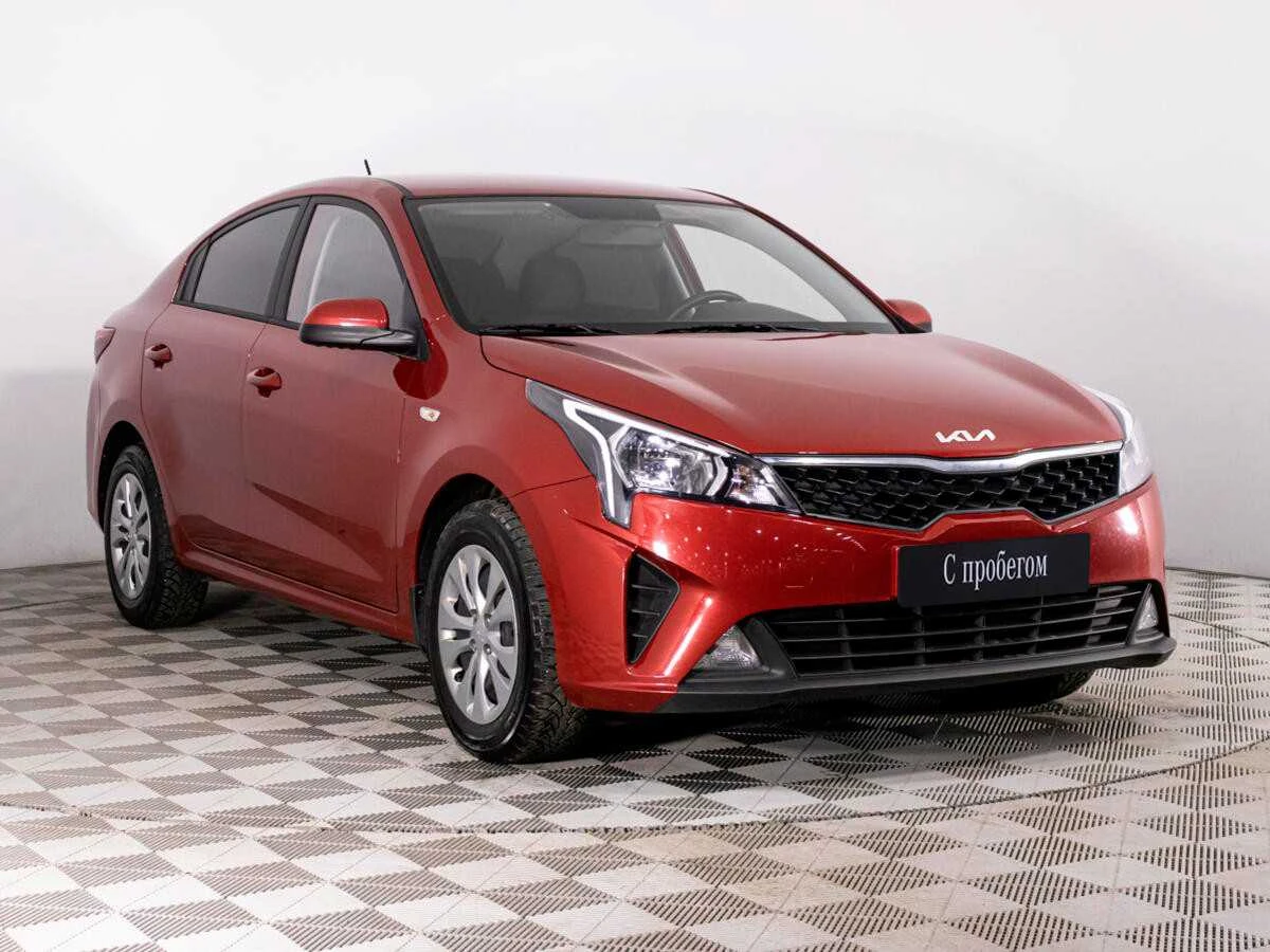 KIA RIO, Красный, 2022, Автоматическая, 123 л.с., цена от 1 096 000 руб.