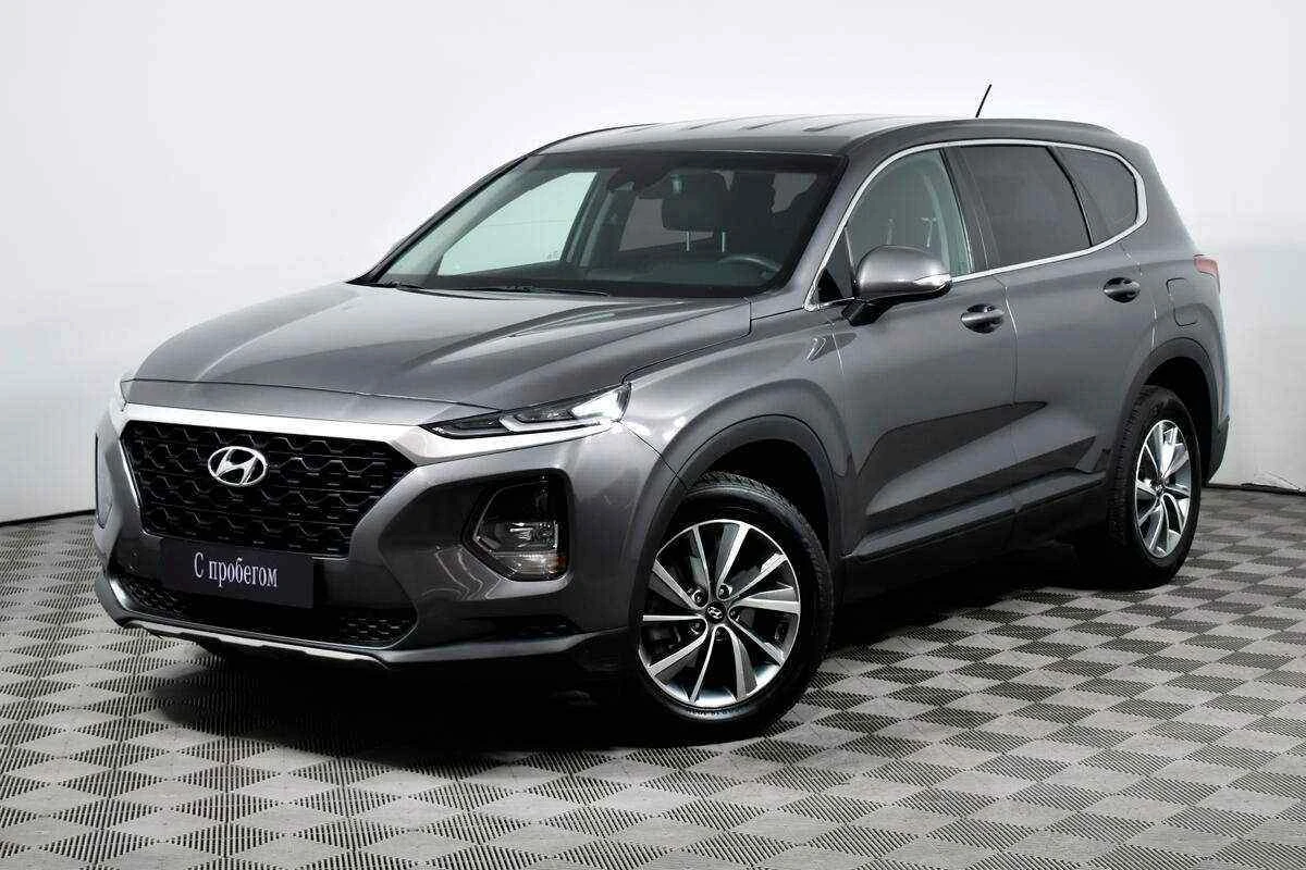 Hyundai Santa Fe, Серый, 2018, Автоматическая, 186 л.с., цена от 2 327 000 руб.