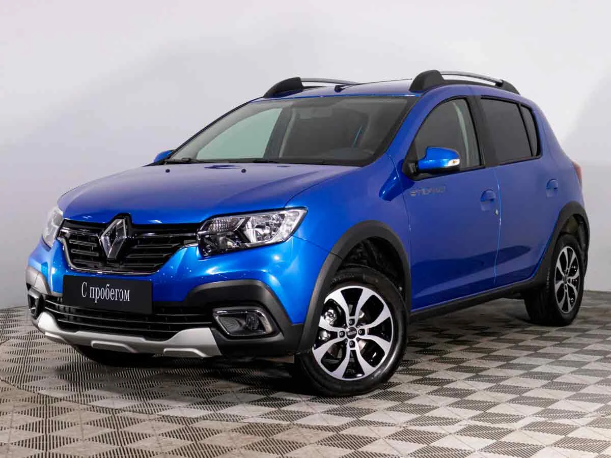 RENAULT SANDERO, Синий, 2022, Вариатор, 113 л.с., цена от 1 068 800 руб.