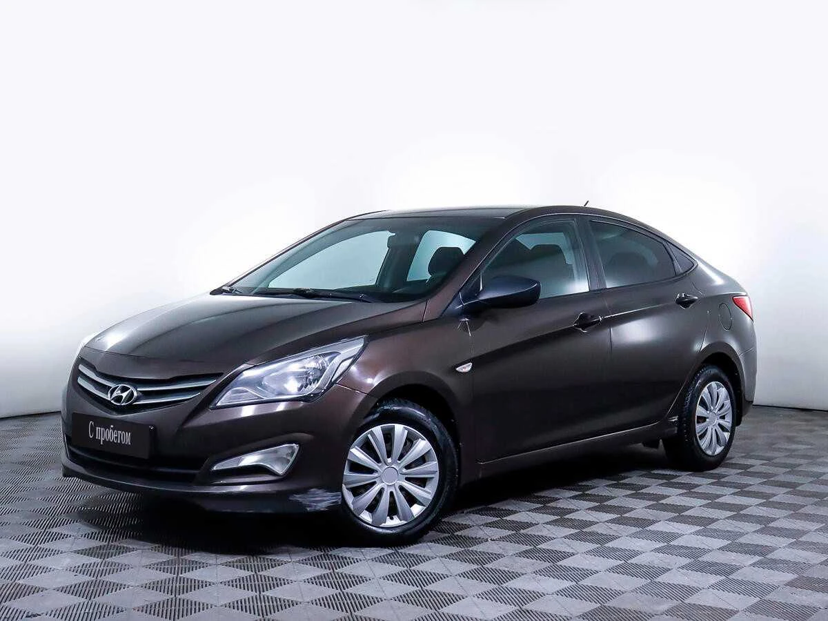 HYUNDAI SOLARIS, Коричневый, 2015, Автоматическая, 107 л.с., цена от 624 000 руб.