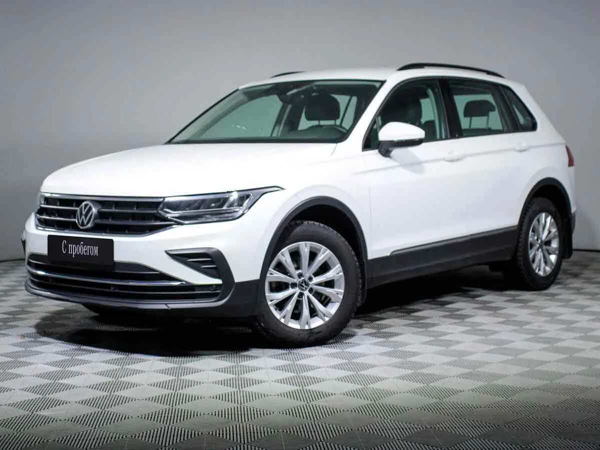 VOLKSWAGEN TIGUAN, Белый, 2021, Робот, 150 л.с., цена от 1 554 400 руб.