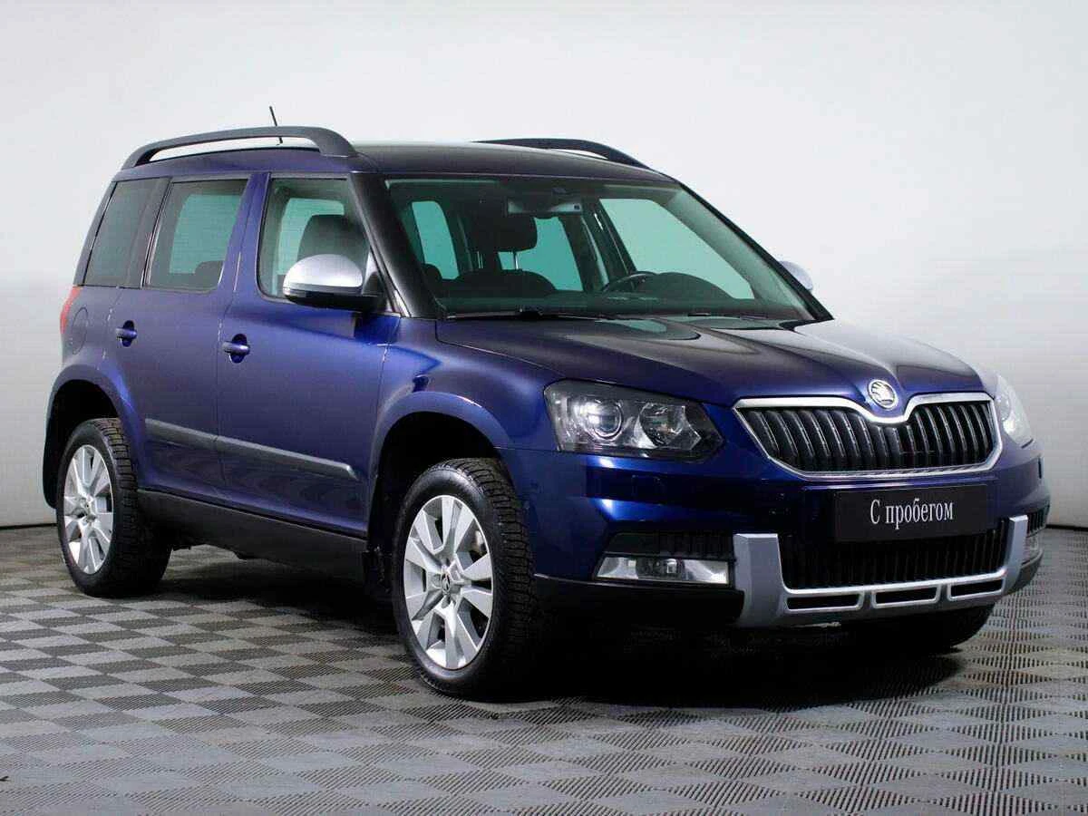 Skoda Yeti, Синий, 2014, Робот, 152 л.с., цена от 675 000 руб.