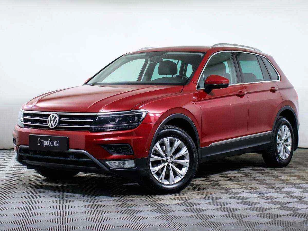 Volkswagen Tiguan, Красный, 2019, Робот, 150 л.с., цена от 1 599 000 руб.