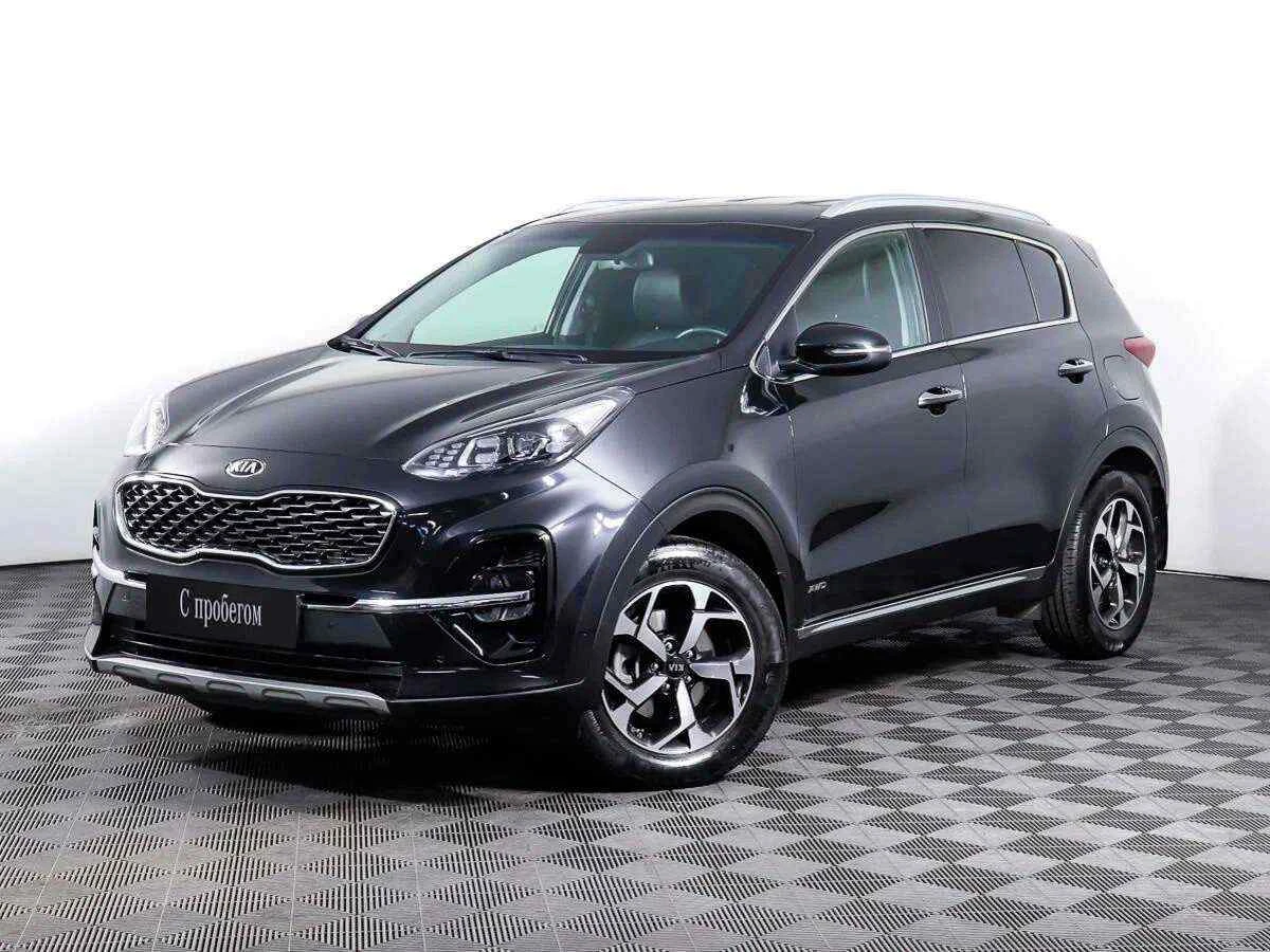 KIA Sportage, Черный, 2021, Автоматическая, 184 л.с., цена от 2 174 100 руб.