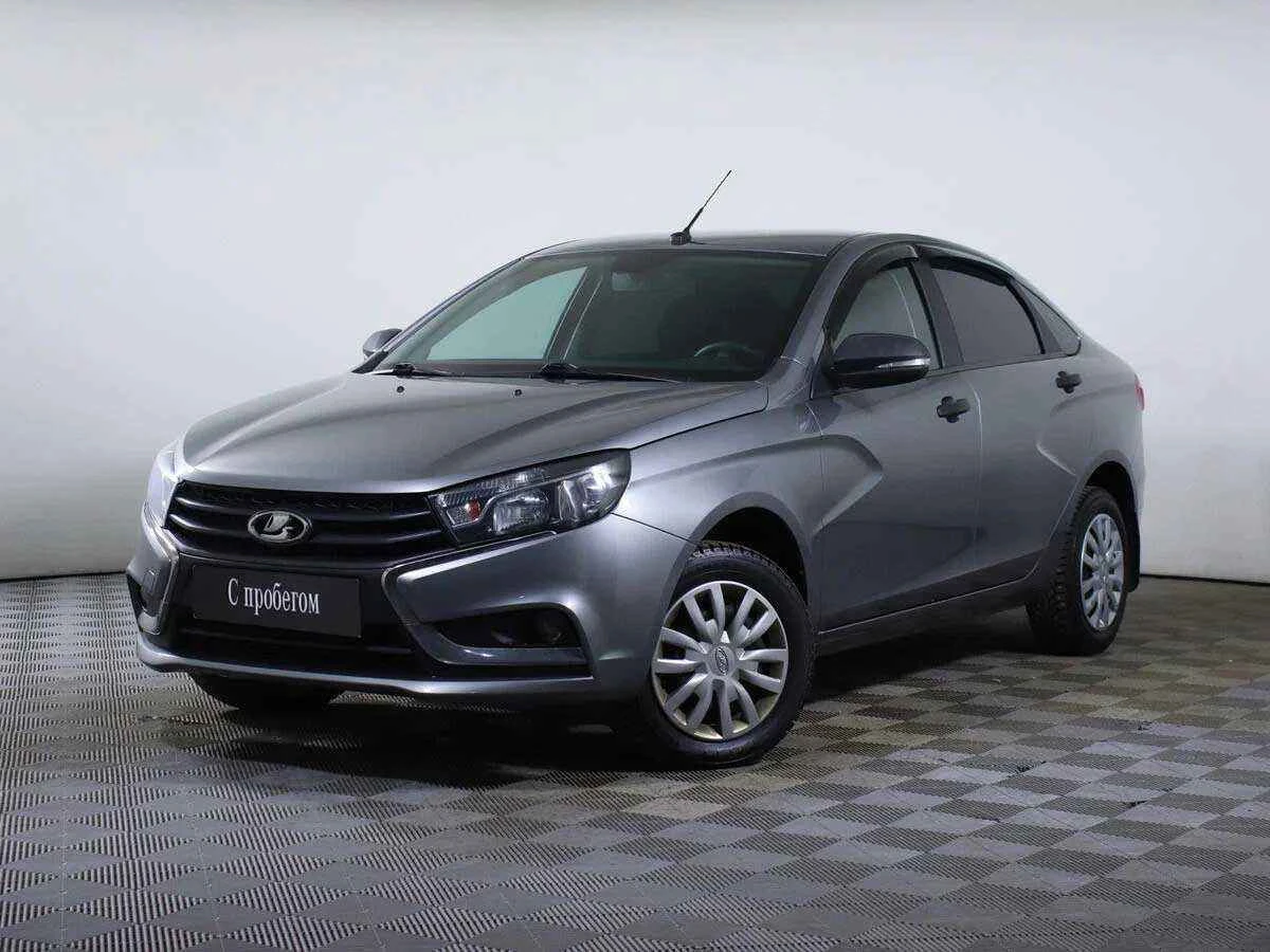 LADA Vesta, Серый, 2019, Механическая, 106 л.с., цена от 448 000 руб.