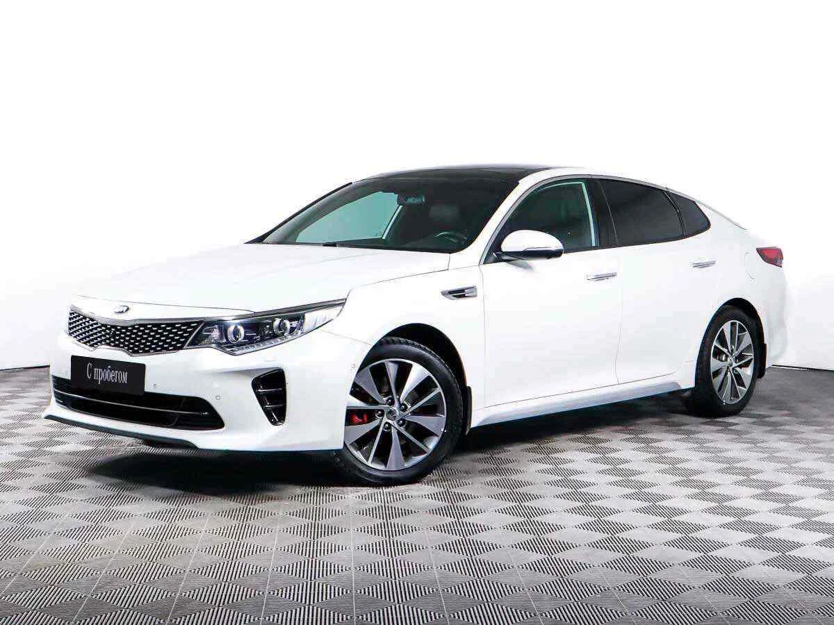 KIA Optima, Белый, 2017, Автоматическая, 188 л.с., цена от 1 315 000 руб.