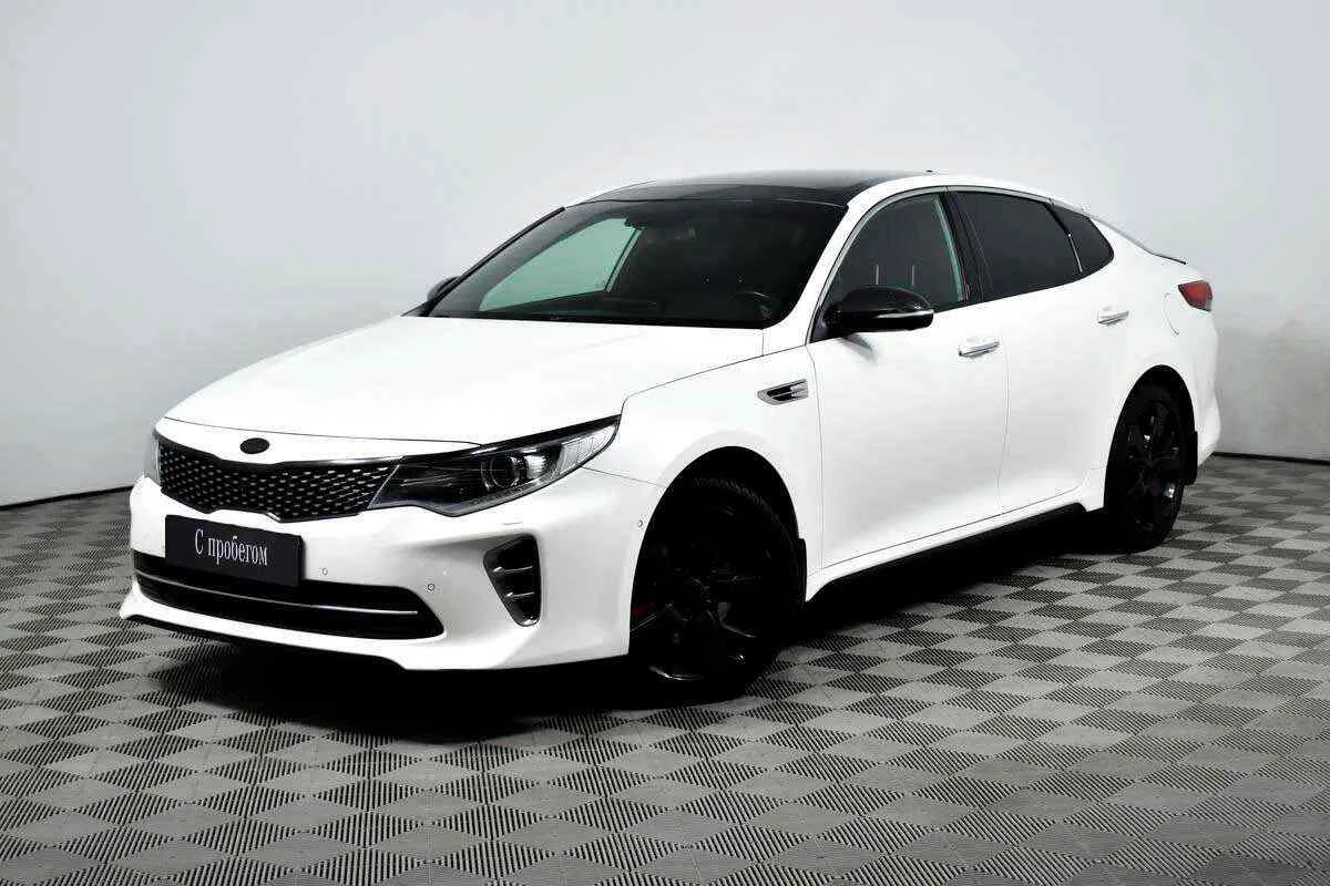 KIA Optima, Белый, 2016, Автоматическая, 245 л.с., цена от 1 186 000 руб.