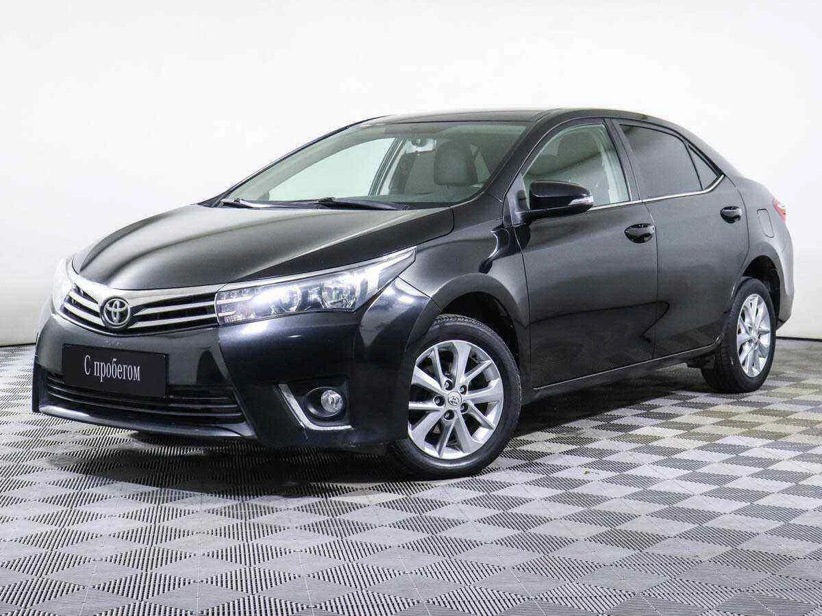 Toyota Corolla, Черный, 2014, Вариатор, 122 л.с., цена от 775 000 руб.