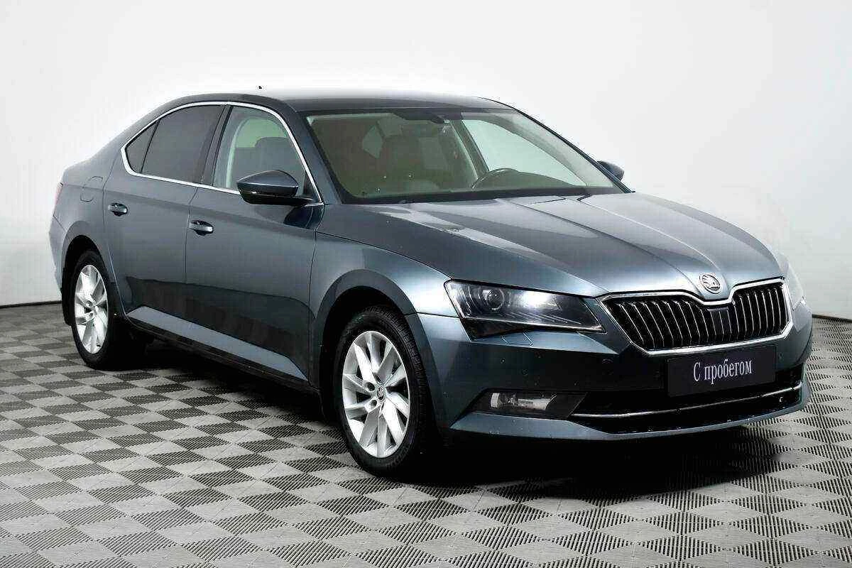 Skoda Superb, Серый, 2017, Робот, 180 л.с., цена от 1 195 000 руб.