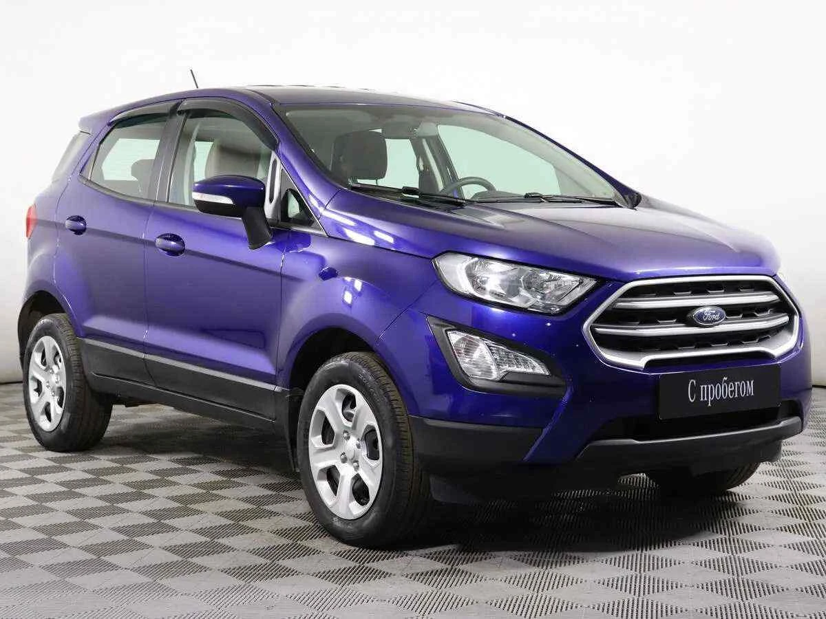 Ford EcoSport, Синий, 2018, Автоматическая, 123 л.с., цена от 939 000 руб.