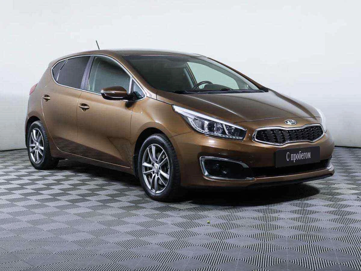 KIA Ceed, Коричневый, 2016, Автоматическая, 130 л.с., цена от 729 000 руб.