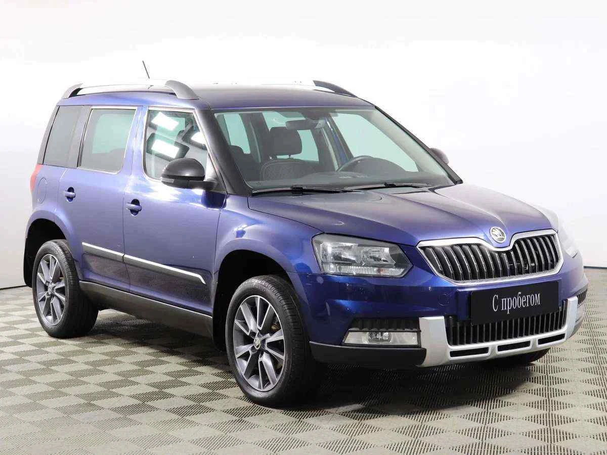 Skoda Yeti, Синий, 2016, Автоматическая, 110 л.с., цена от 987 000 руб.