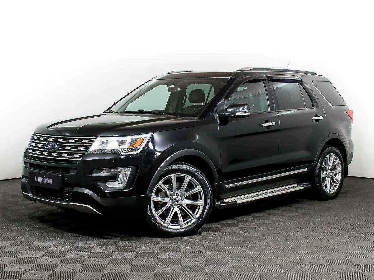 Ford Explorer, Черный, 2016, Автоматическая, 249 л.с., цена от 2 115 000 руб.