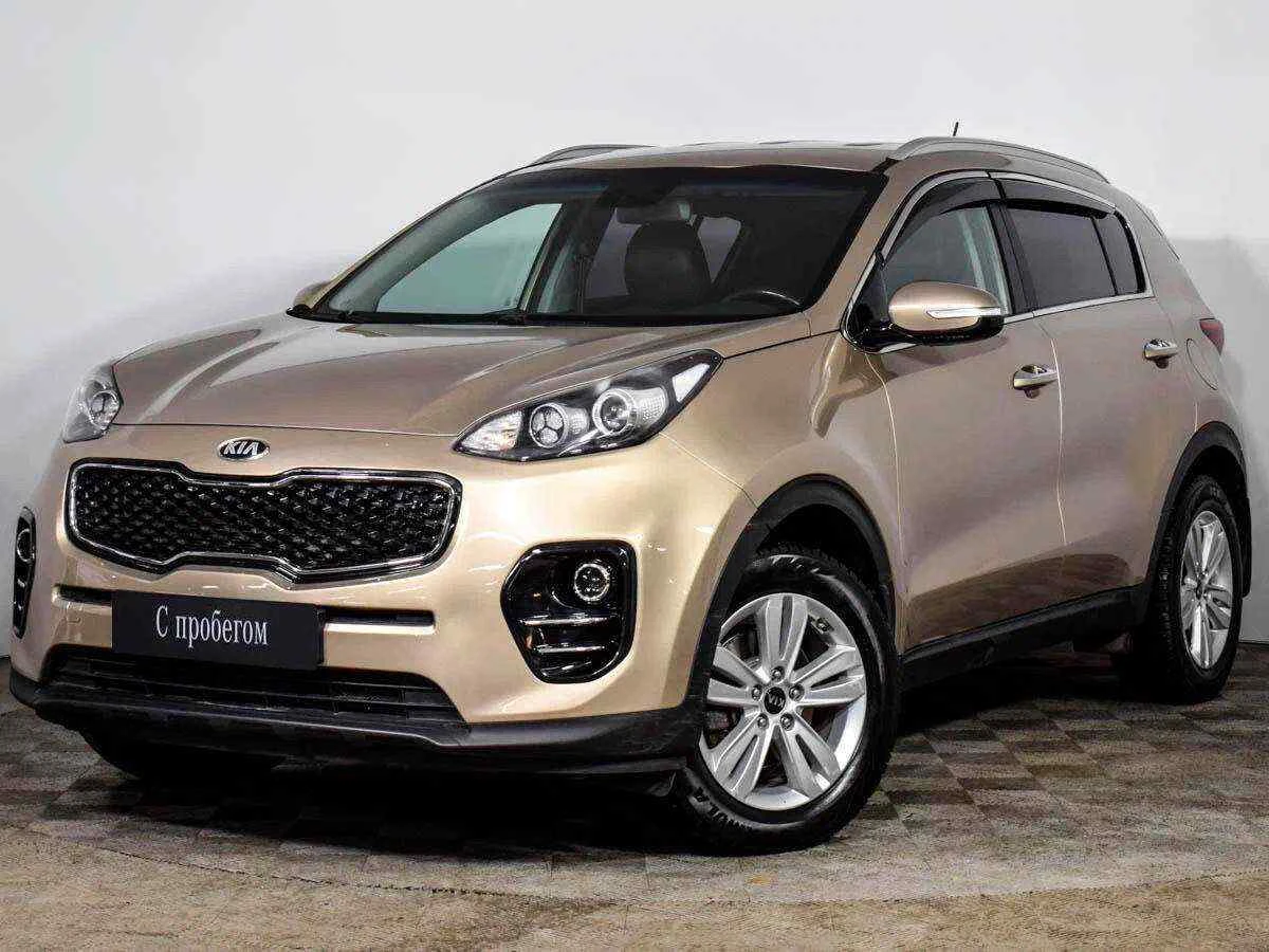 KIA Sportage, Золотой, 2016, Автоматическая, 150 л.с., цена от 1 374 000 руб.