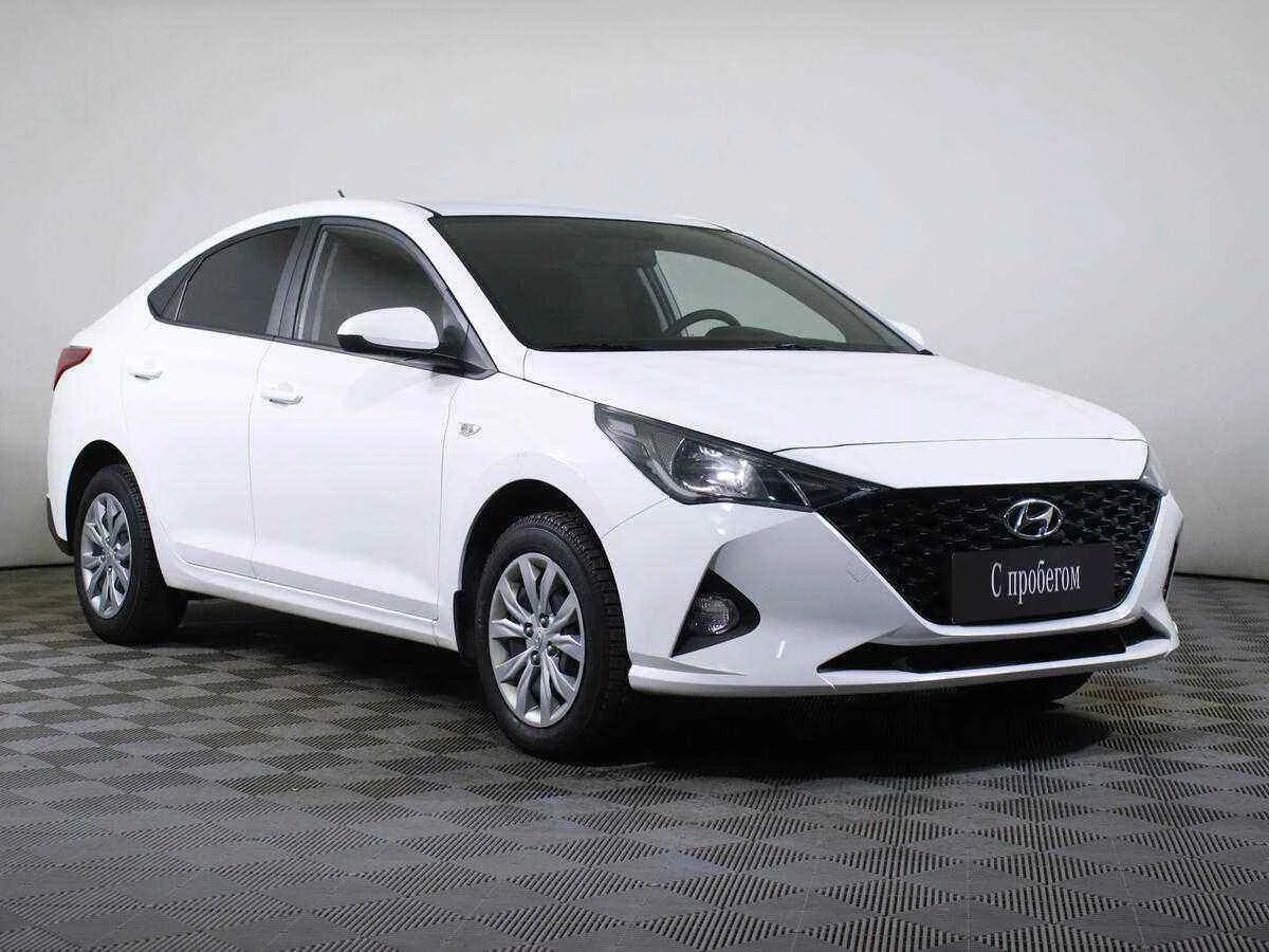 Hyundai Solaris, Белый, 2020, Автоматическая, 100 л.с., цена от 1 079 000 руб.