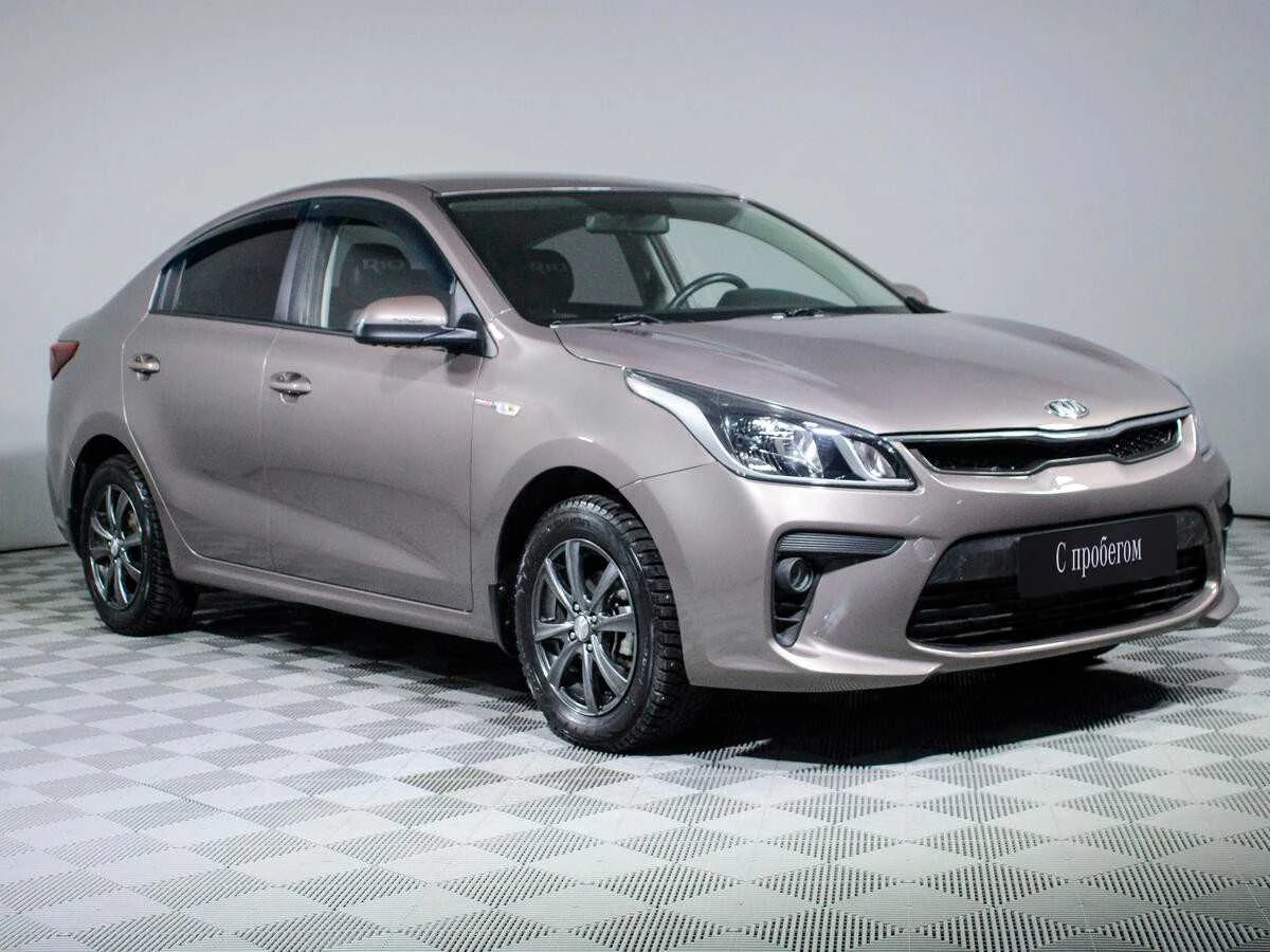KIA RIO, Коричневый, 2018, Автоматическая, 123 л.с., цена от 776 000 руб.