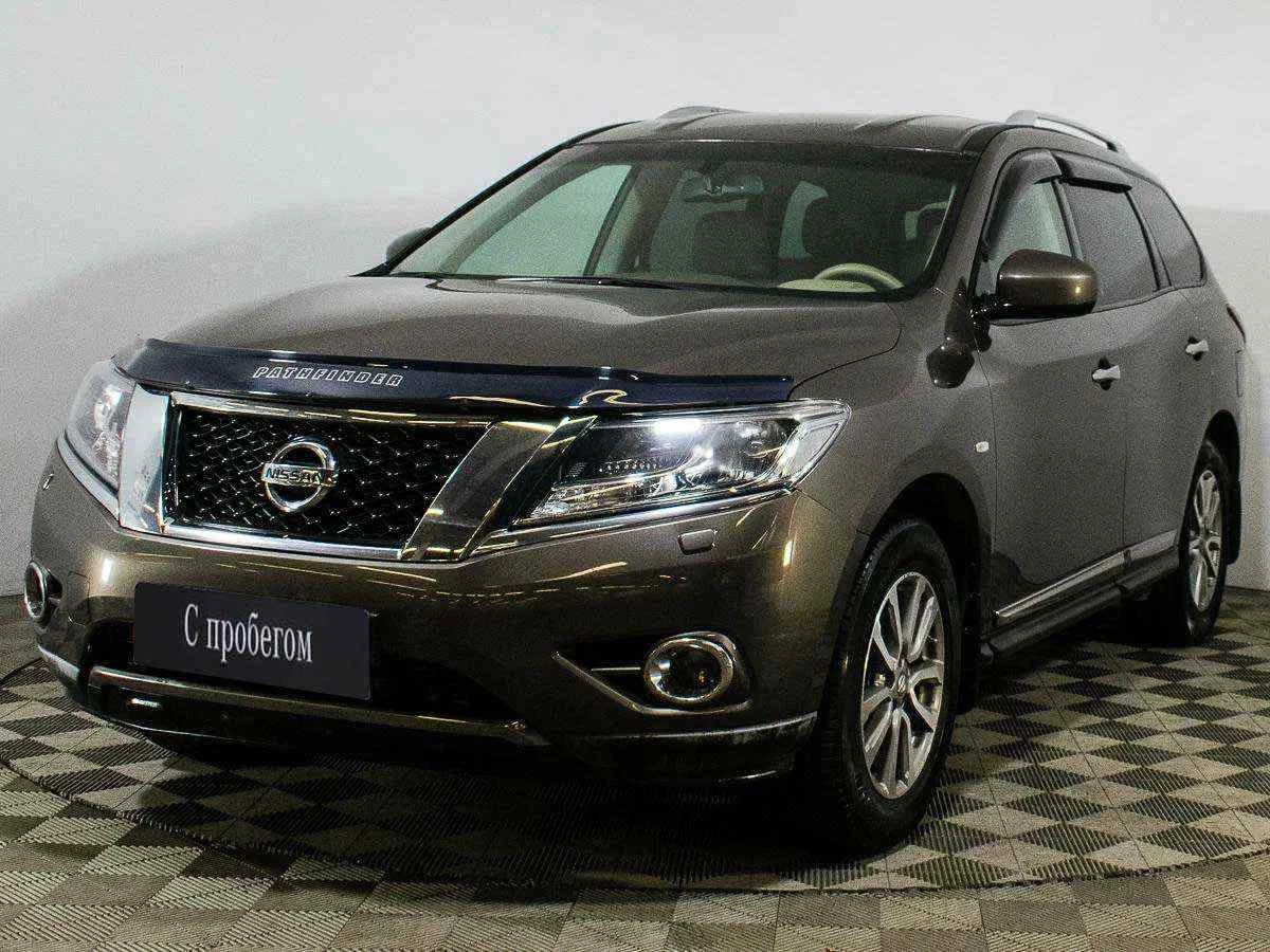 Nissan Pathfinder, Коричневый, 2014, Вариатор, 249 л.с., цена от 1 433 000 руб.