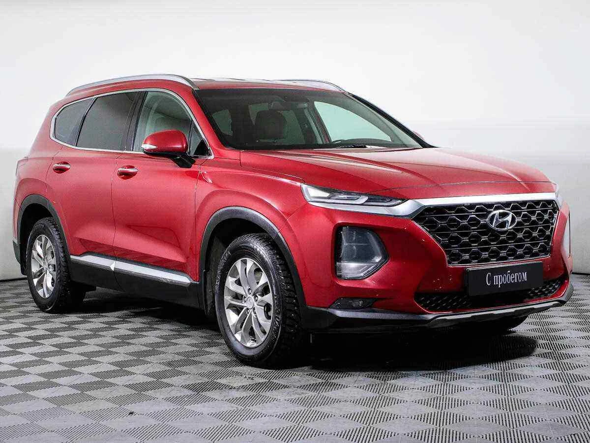 Hyundai Santa Fe, Красный, 2018, Автоматическая, 190 л.с., цена от 1 999 000 руб.