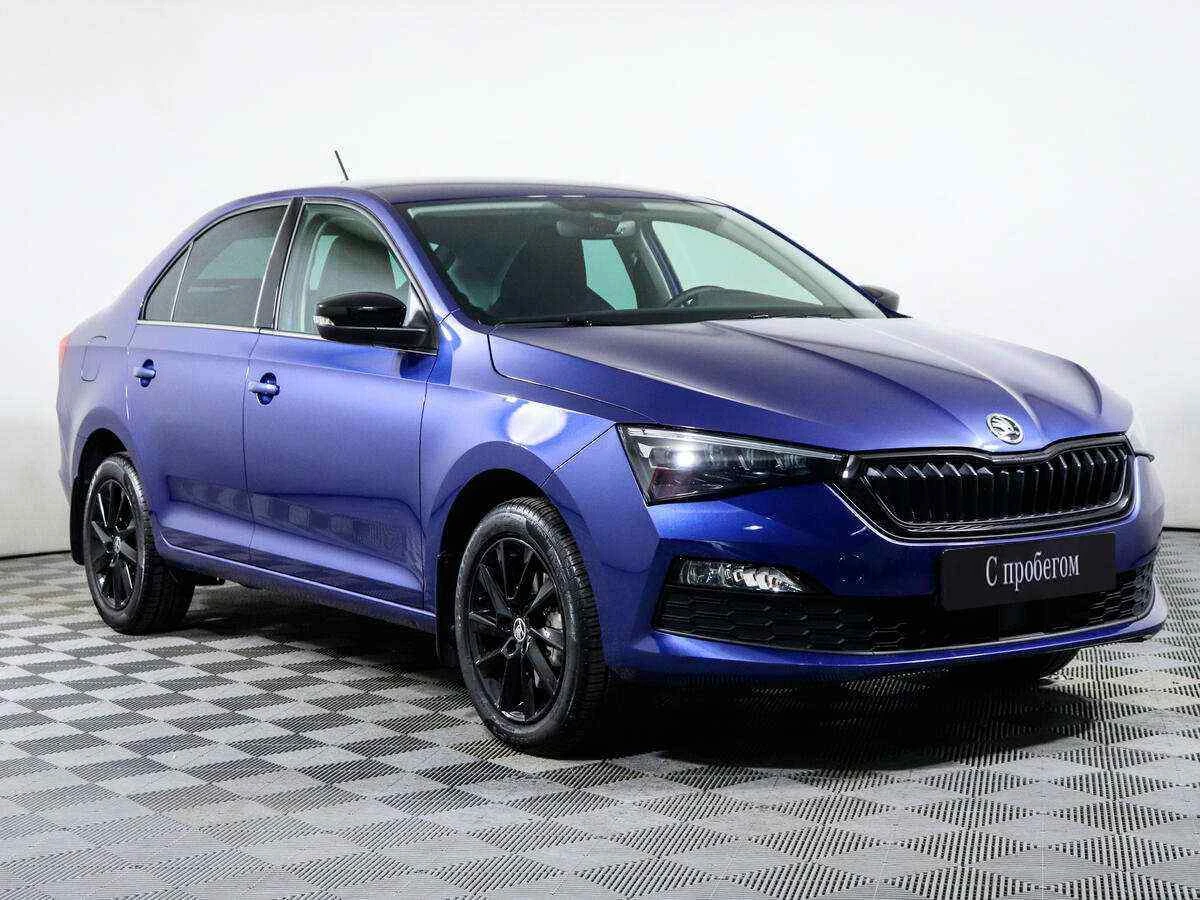 Skoda Rapid, Синий, 2021, Автоматическая, 110 л.с., цена от 1 250 000 руб.
