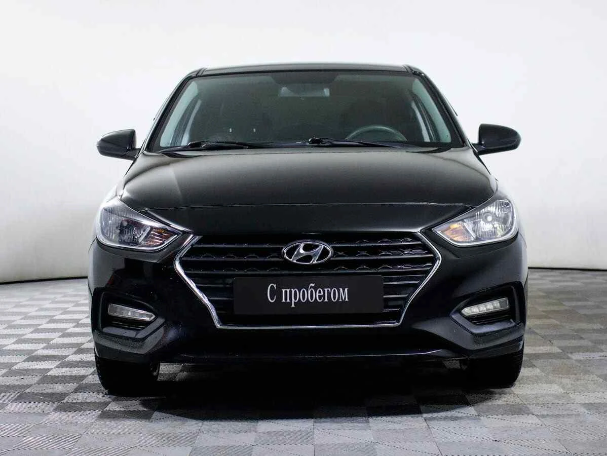 Hyundai Solaris, Черный, 2018, Автоматическая, 100 л.с., цена от 499 000 руб.