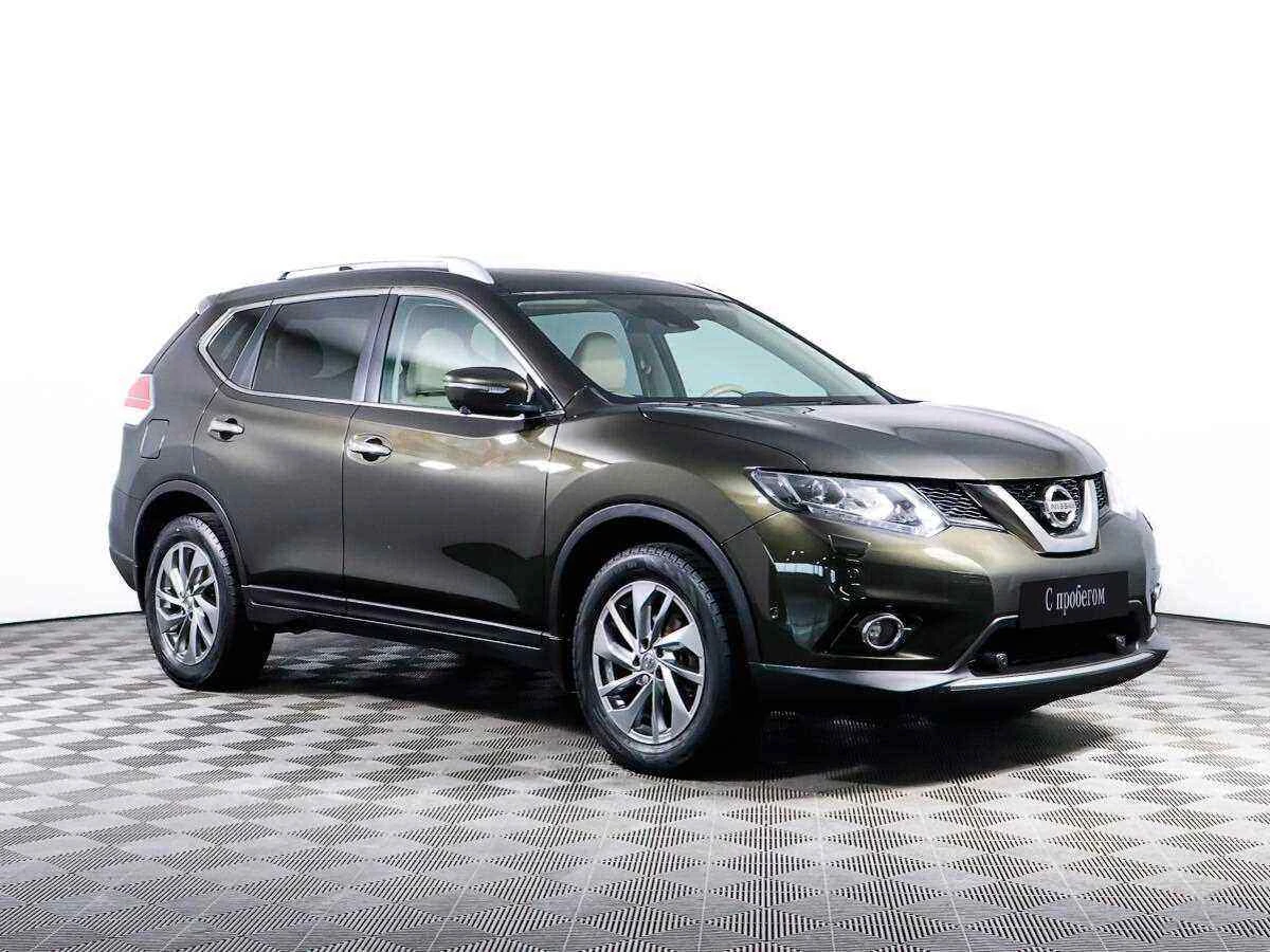 Nissan X-Trail, Зеленый, 2017, Вариатор, 171 л.с., цена от 1 350 000 руб.