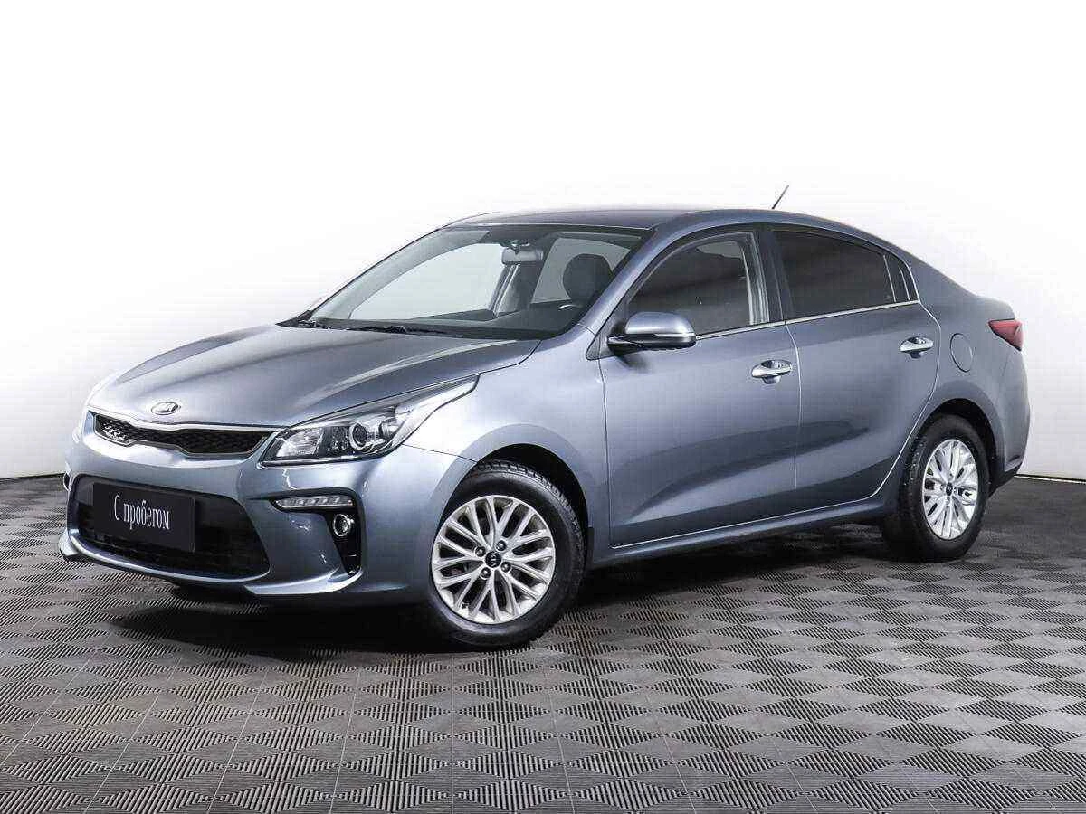 KIA Rio, Голубой, 2018, Автоматическая, 123 л.с., цена от 935 000 руб.