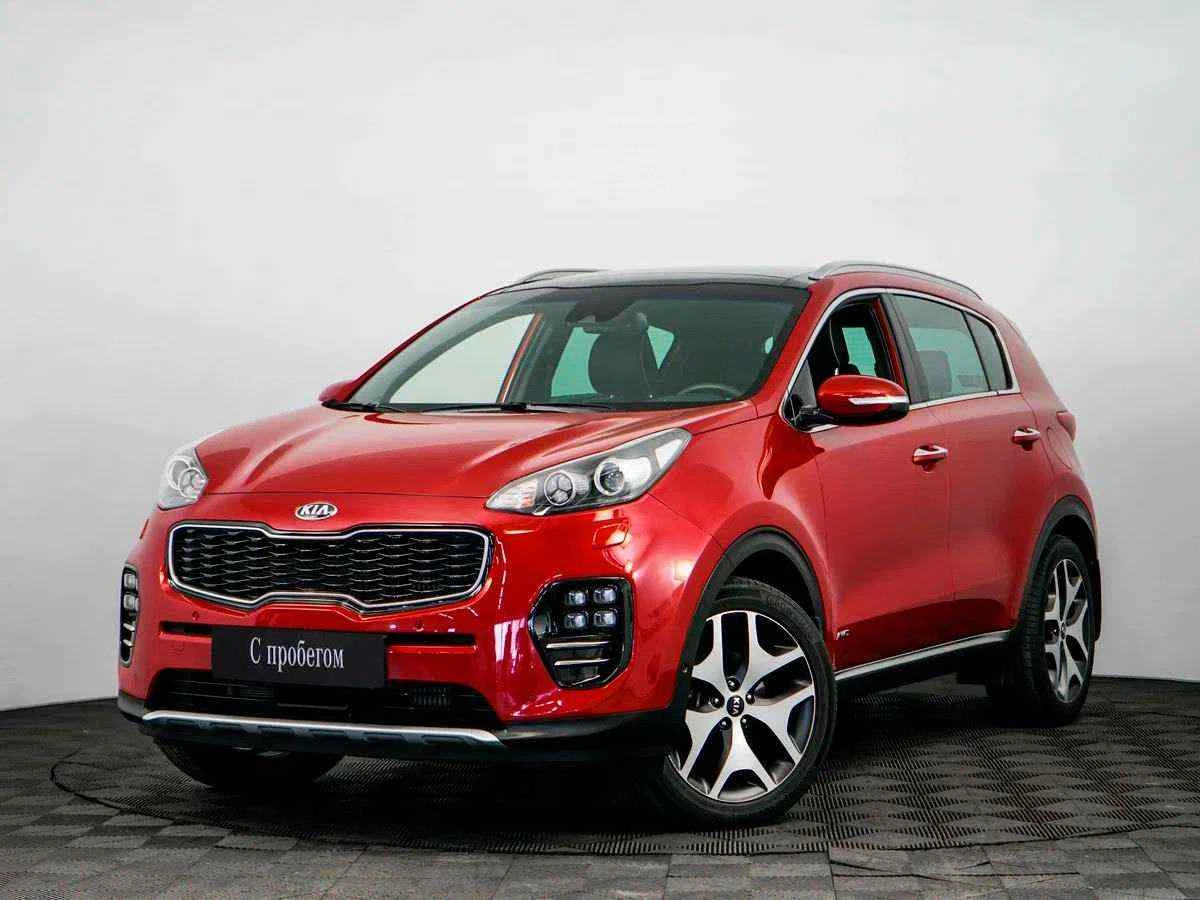 KIA Sportage, Красный, 2016, Робот, 177 л.с., цена от 1 390 800 руб.