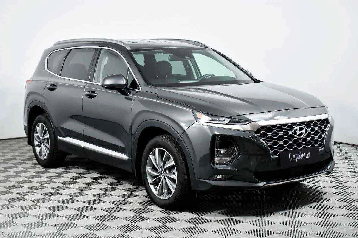 Hyundai Santa Fe, Серый, 2019, Автоматическая, 188 л.с., цена от 2 460 000 руб.