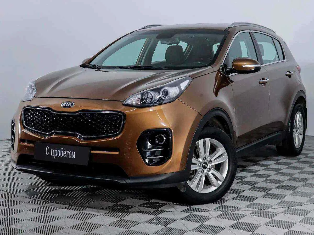 KIA Sportage, Коричневый, 2016, Автоматическая, 150 л.с., цена от 1 353 000 руб.