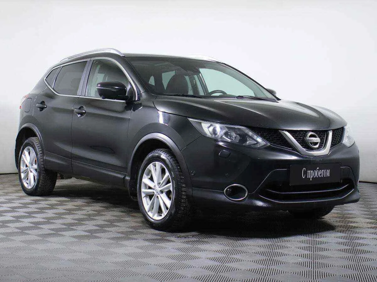 Nissan Qashqai, Черный, 2015, Вариатор, 144 л.с., цена от 649 000 руб.