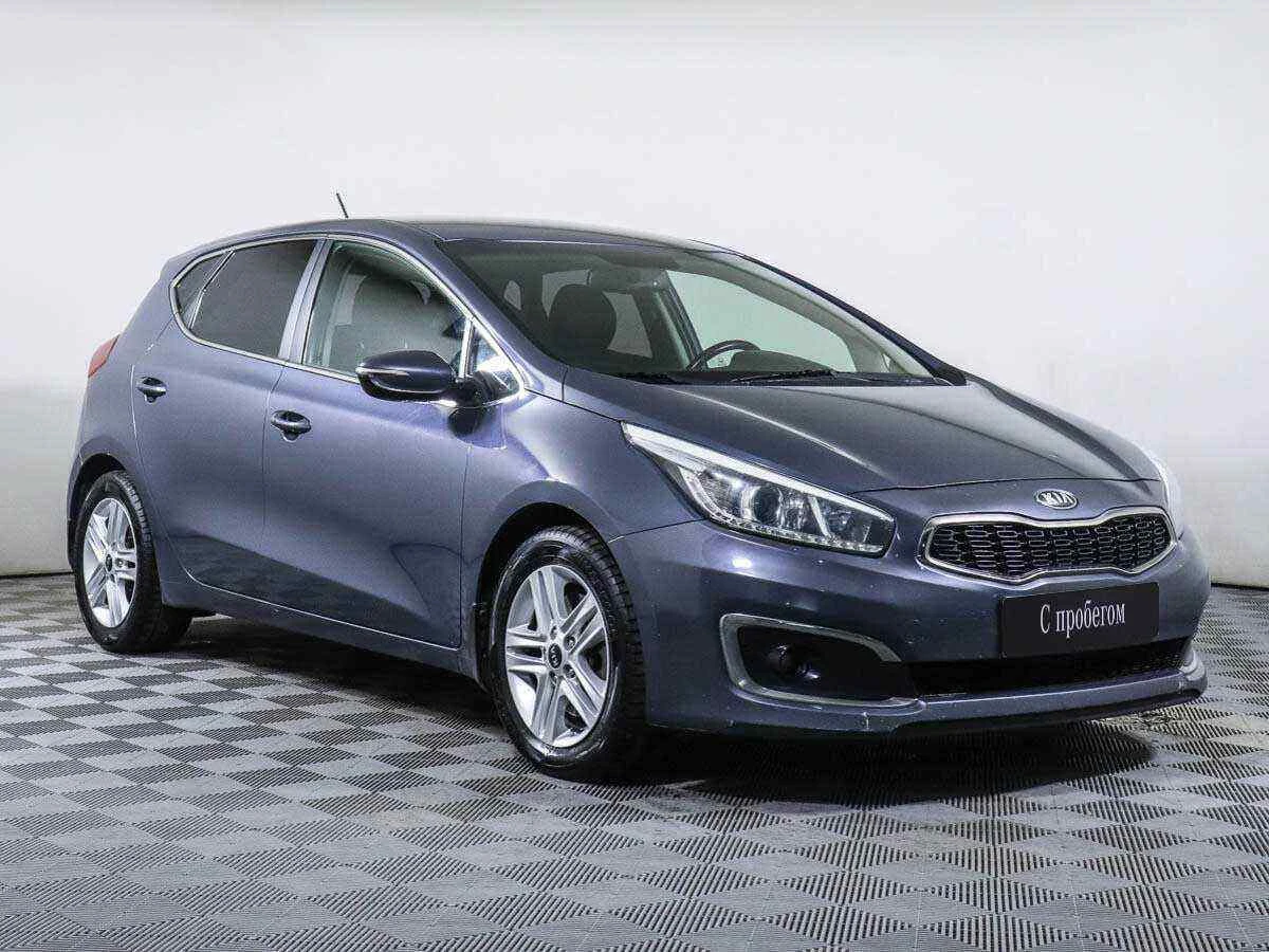KIA Ceed, Синий, 2016, Робот, 135 л.с., цена от 619 000 руб.