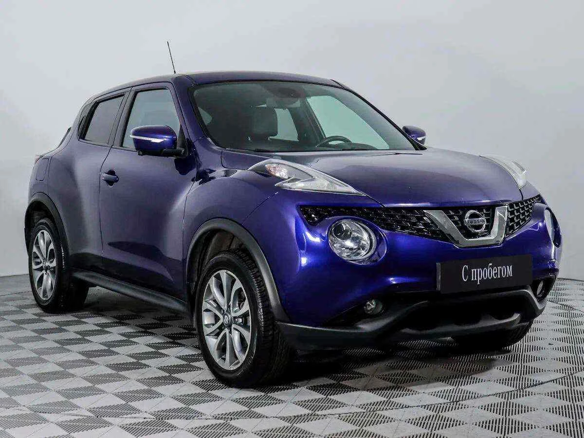 Nissan Juke, Синий, 2015, Вариатор, 117 л.с., цена от 925 100 руб.