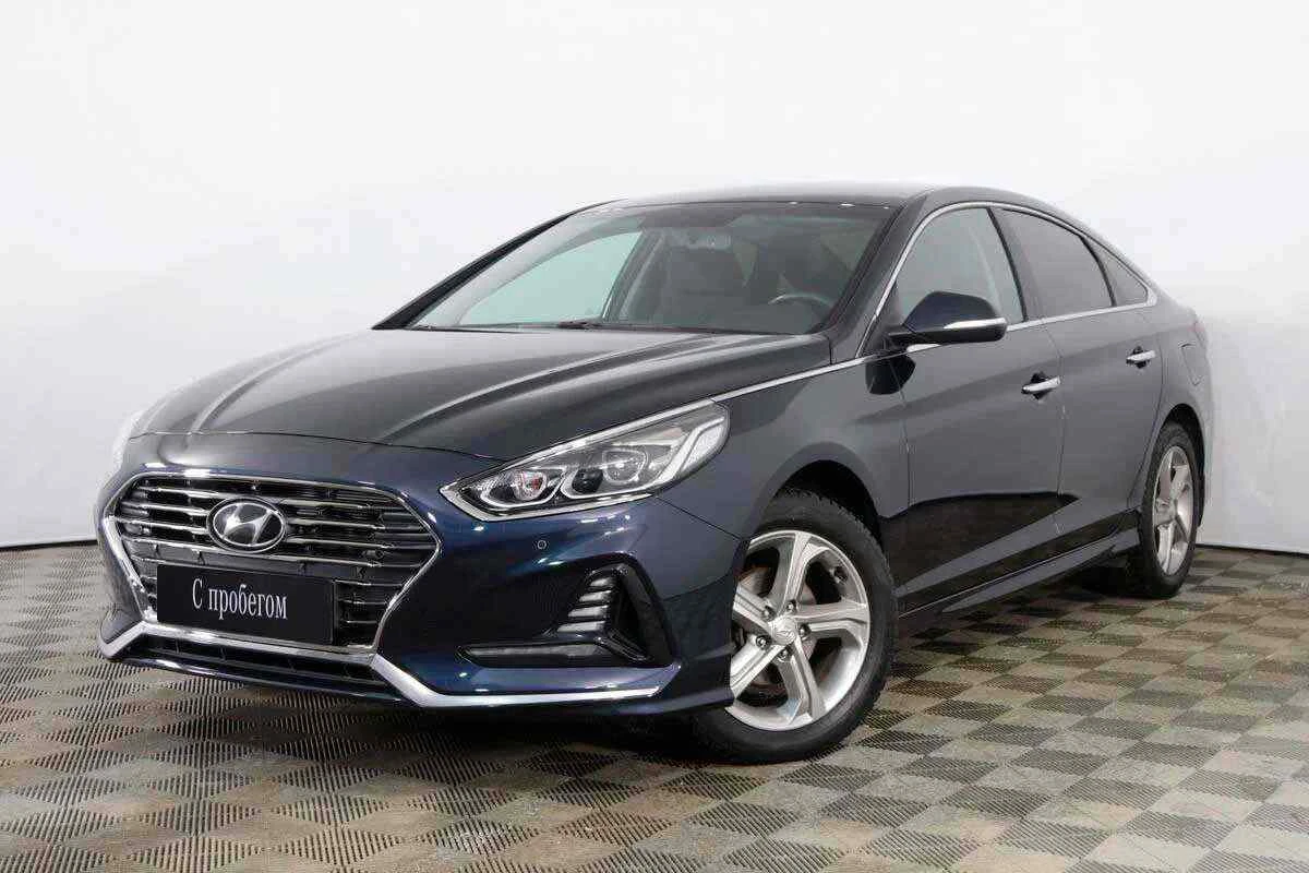 Hyundai Sonata, Синий, 2018, Автоматическая, 150 л.с., цена от 1 165 000 руб.
