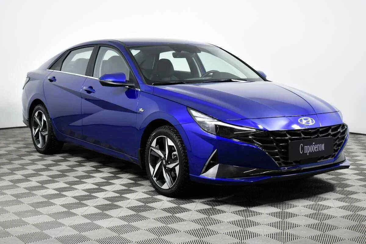 Hyundai Elantra, Синий, 2020, Автоматическая, 150 л.с., цена от 1 317 000 руб.